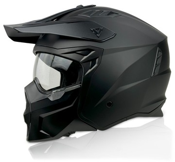KASK MOTOCYKLOWY OTWARTY SKUTER CHOPPER NAXA S31 r.XXL Z ODPINANĄ SZCZĘKĄ