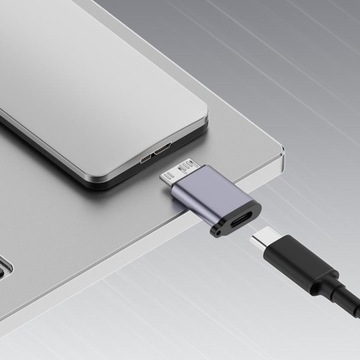 Разъем преобразователя данных USB Micro B в A Micro B в C.