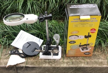 Лупа для пайки 6 светодиодов настольная лампа XGETOP