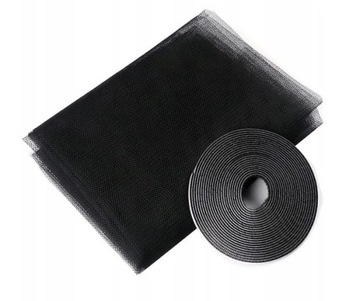 MOSITIERA DO OKNA STANDARD 150X130 CM ANTRACYTOWA