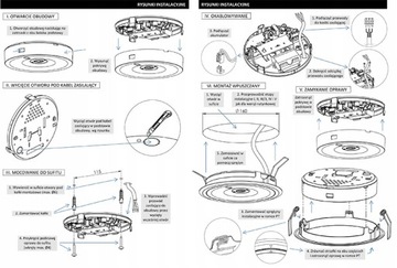 Светильник аварийного освещения Starlet ROUND + каркас
