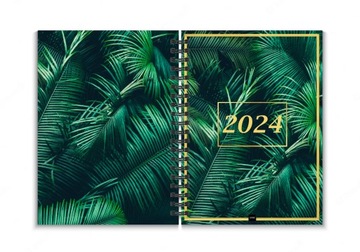 Kalendarz 2024 planer organizer dzienny TROPICAL