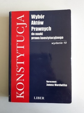 Wybór aktów prawnych do nauki praw konstytucyjnego