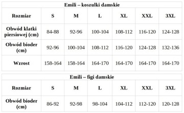 POLSKA KOSZULKA DAMSKA PODKOSZULEK EMILI 3XL MELANŻ