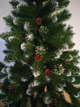 Елка НА ЗАСНЕЖЕННОМ СТВОЛЕ СОСЫ 80 см ПРЕМИУМ