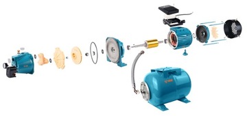 ZESTAW HYDROFOROWY! Pompa JET 100A + hydrofor 24 l