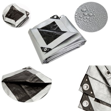 PLANDEKA 5x6 PREMIUM 260g GRUBA MROZOODPORNA UV