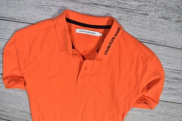 CK Calvin Klein Jeans Koszulka Polo Logowana / M