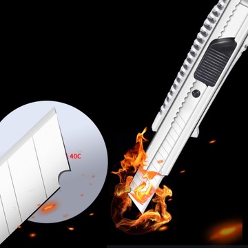 НОЖ ДЛЯ ОБОЙНЫХ НОЖОВ ДЛЯ РЕЗКИ МЕТАЛЛИЧЕСКОЙ ОБИВКИ СЛОМАННОЕ ЛЕЗВИЕ 18мм