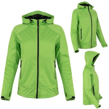 KURTKA MĘSKA SOFTSHELL PRZEJŚCIOWA Z KAPTUREM M