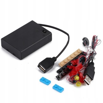 Klocki Model Zabawka Akcesoria oświetleniowe LED