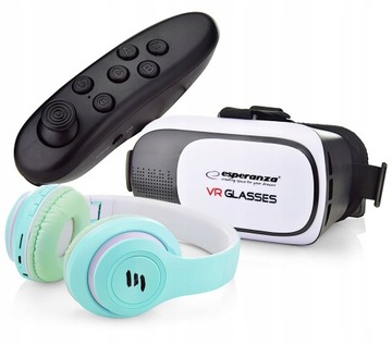 WIRTUALNA RZECZYWISTOŚĆ GOGLE 3D OKULARY VR PILOT