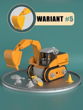 WOOPIE Mega Construction Site 5in1 XXL Набор для сборки своими руками