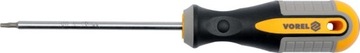 VOREL 60880 WKRĘTAK TORX T5X75 MM CRV
