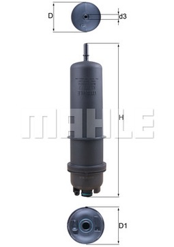 KL872/7 KNECHT BMW ТОПЛИВНЫЙ ФИЛЬТР