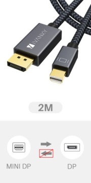Кабель iVANKY mini DisplayPort - DisplayPort 4K