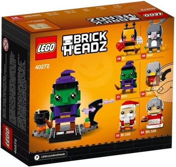 LEGO Brickheadz 40272 - Хэллоуинская ведьма