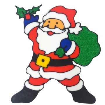 РОЖДЕСТВЕНСКАЯ НАКЛЕЙКА НА ОКНО УКРАШЕНИЕ ОКНА 1 ШТ. БОЛЬШОЙ