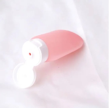 Контейнер | многоразовая дорожная бутылка | 60мл | ЖЕЛТОГО ЦВЕТА