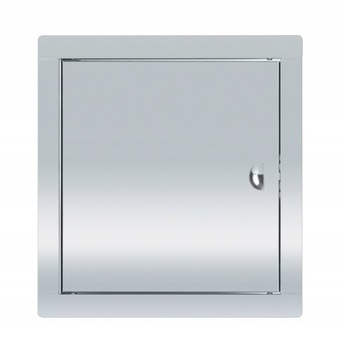 ОБЗОРНАЯ МЕТАЛЛИЧЕСКАЯ ДВЕРЬ С ЗАЩЕЛКОЙ 30х30см