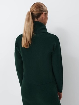 MOHITO ciepły sweter golf zielony damski S