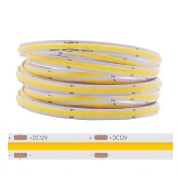 Taśma LED COB 12V Neutralna 1m 11W/m linia LED