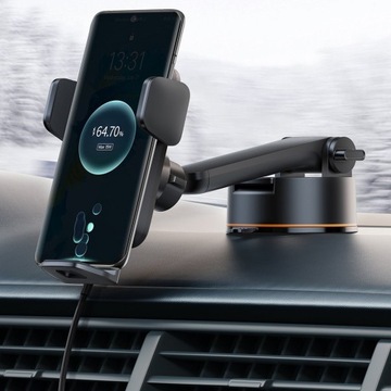 Автомобильный держатель телефона с индуктивной зарядкой 15 Вт Baseus для платы