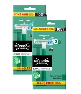 Wilkinson Extra2 Sensitive maszynki do golenia 15 x 2