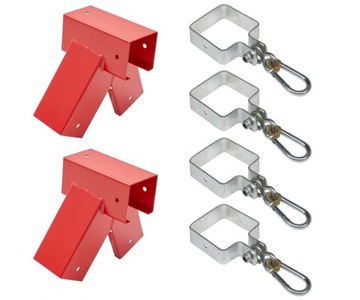 НАБОР соединителей 90х90 + зажимы | 100 градусов