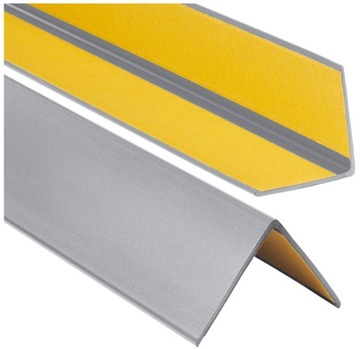 KĄTOWNIK PCV 50x50 SZARY METALIK 100cm Listwa Narożna Narożnik Ochronny