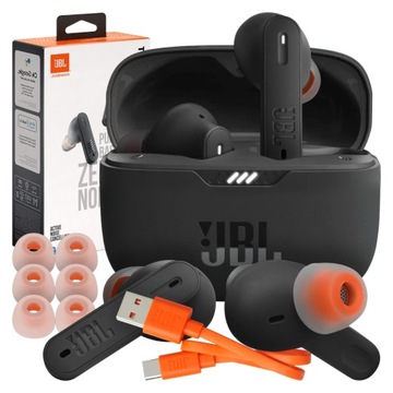 Słuchawki bezprzewodowe dokanałowe JBL Tune 230NC TWS Bluetooth ANC Czarne