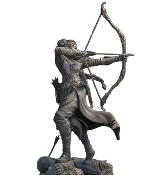 Saelihn the forest archer figurka rpg druk 3d 75mm