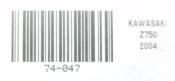 KAWASAKI Z750 04 - 06 ПЕРЕДНЯЯ РАМКА ФАРЫ