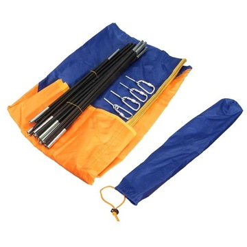 Выдвижная крыша для рыболовного понтона, защищающая от солнца на 4 человека 145х351см