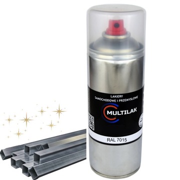 Lakier farba w sprayu do aluminium RAL 7015 Połysk