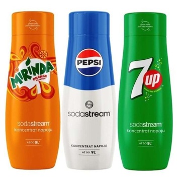 Сироп Soda Stream Pepsi, Миринда, 7уп 3х440мл