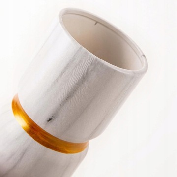 Современная мраморная керамическая ваза для цветов в