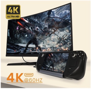 HUB USB-C do Lenovo LEGION GO / ASUS ROG ALLY HDMI 4k 60Hz USB 3.0 PD