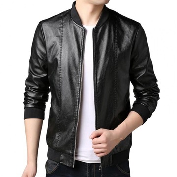 Motorcycle Male Jacket Solid Color Windproof Autum