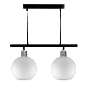 NOWOCZESNA LAMPA WISZĄCA ŻYRANDOL PLAFON SZKŁO