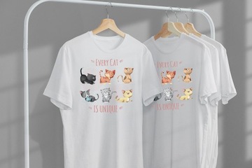 ФУТБОЛКА ДЛЯ ДЕТЕЙ КОТЫ КОТЯТА 116 СУПЕР КАЧЕСТВО