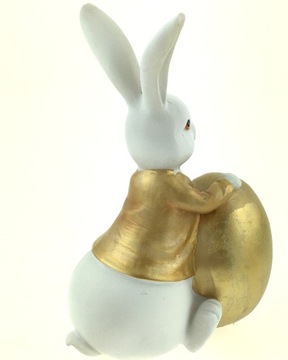HARE HARE RABBIT БЕЛОЕ ЗОЛОТО 21 см COR MULDER