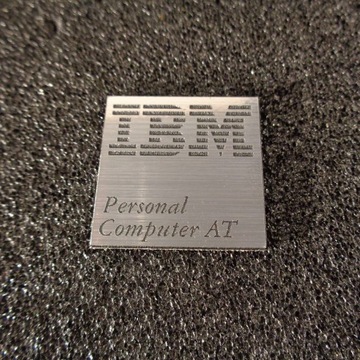 IBM PC AT LOGO wypukłe 25 x 25 mm 538