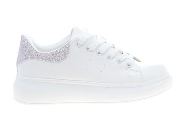 DAMSKIE BUTY SPORTOWE PLATFORMA White/P r.38