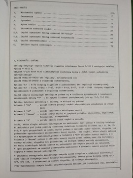 Каталог запчастей URSUS 335 ОРИГИНАЛ НОВЫЙ PRL