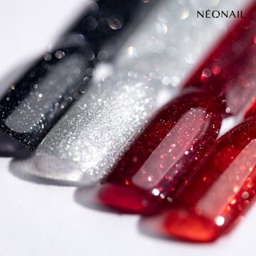 NEONAIL Гибридная база GLITTER EFFECT BASE RED SHINE 7,2 мл - РАСПРОДАЖА