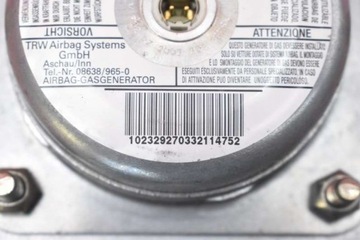 AIRBAG ULOŽENÍ VZDUCHOVÁ ŘIDIČE 7M7880201C SEAT ALHAMBRA 1 I FACELIFT 00-10