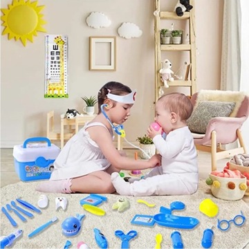 НАБОР БОЛЬШОЙ ДОКТОР МАЛЕНЬКИЙ ДОКТОР В ЧЕМОДАНЕ АКСЕССУАРЫ СТЕТОСКОП