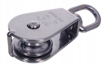 BLOCZEK DO LIN NIERDZEWNY 25mm Z ŚCIĄGANĄ ROLKĄ