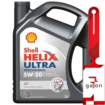 SHELL Ultra Professional AF 5W20 5L - syntetyczny olej silnikowy